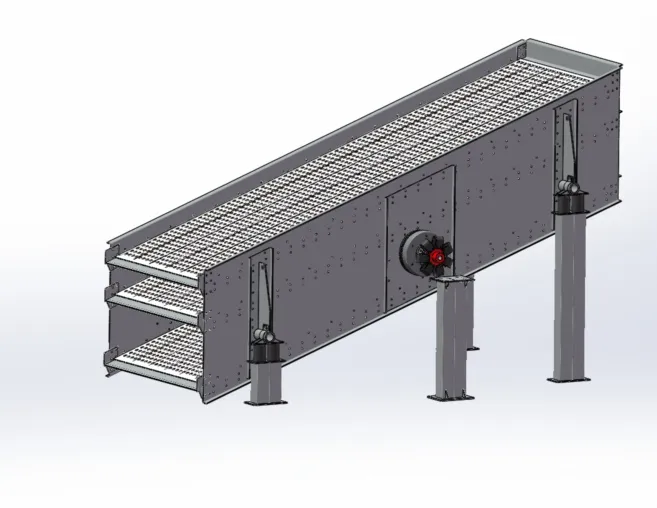 Circular vibrating screen